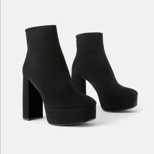 Zara | Shoes | New Zara High Heel Platform Ankle Boots | Poshmark